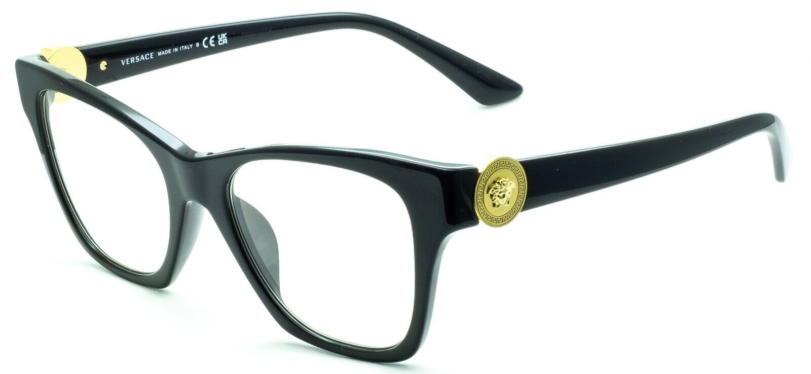 VERSACE 3341-U GB1 50mm Eyewear FRAMES NEW Glasses RX Optical Eyeglasses - Italy