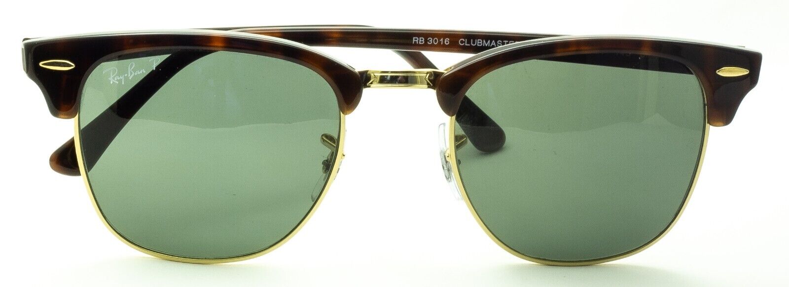 RAYBAN RB 3016 990/58 CLUBMASTER Polarized 51mm Sunglasses Shades Frames - Italy