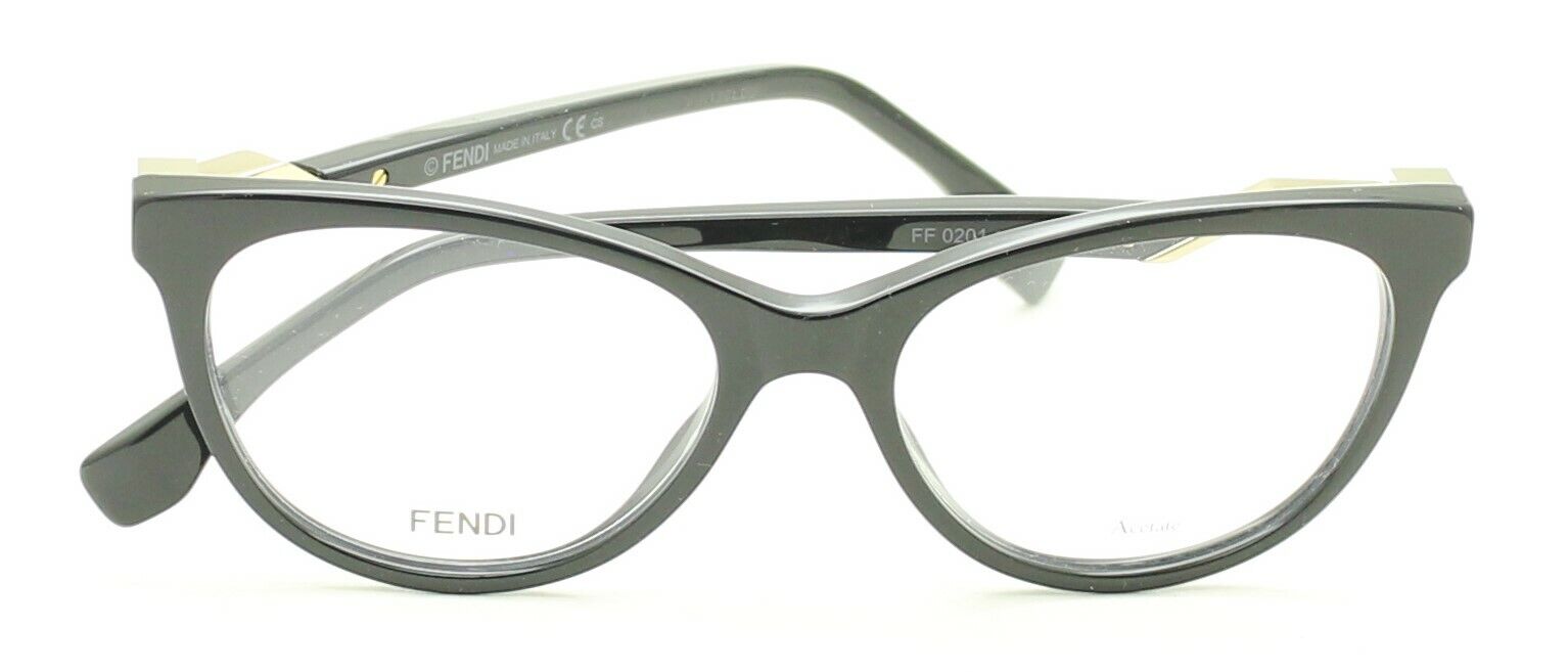 FENDI FF0201 807 52mm Eyewear RX Optical FRAMES Glasses Eyeglasses New - Italy