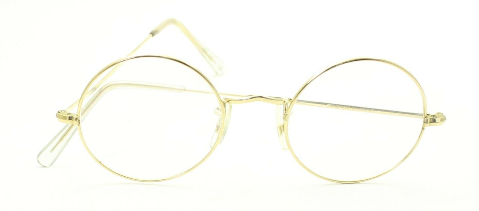 ALGHA (SAVILE ROW) Gold 44x20mm Round Eyewear FRAMES Eyeglasses Optical Glasses