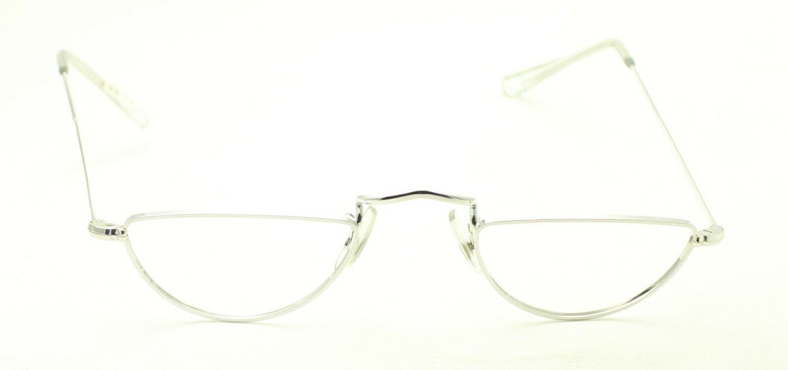 ALGHA (SAVILE ROW) 12KT GF Rhodium Half Eye 46x24mm FRAMES RX Optical Glasses