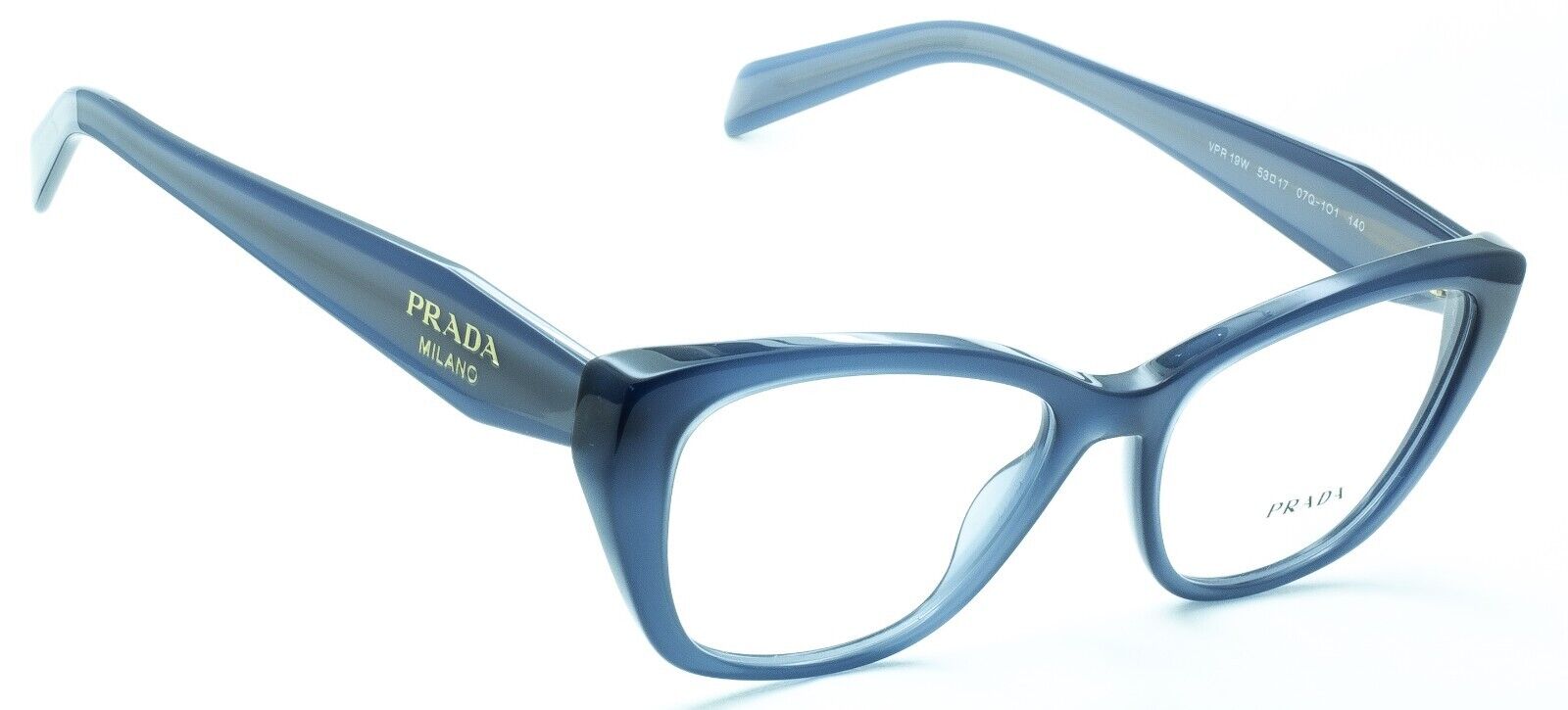 PRADA VPR 19W 07Q-1O1 53mm Eyewear FRAMES RX Optical Eyeglasses Glasses - Italy