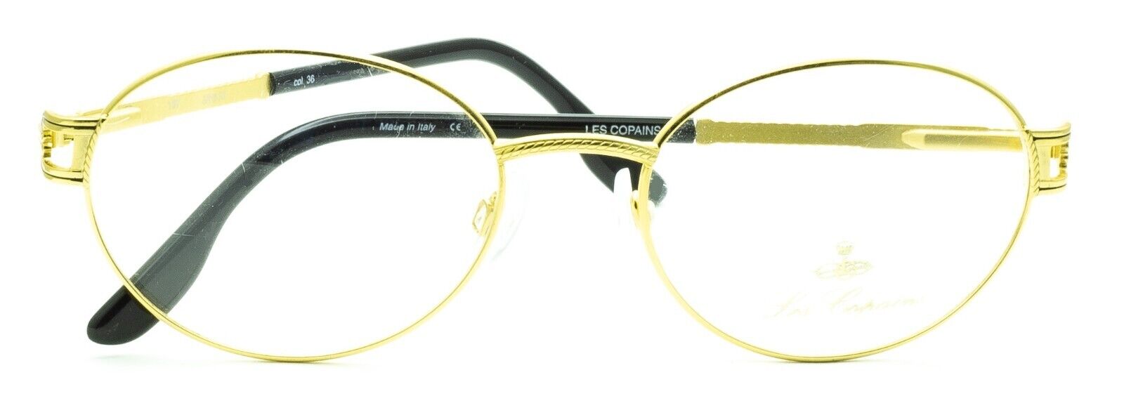 LES COPAINS LC187 036 52mm Vintage Glasses RX Optical Eyewear - New NOS Italy