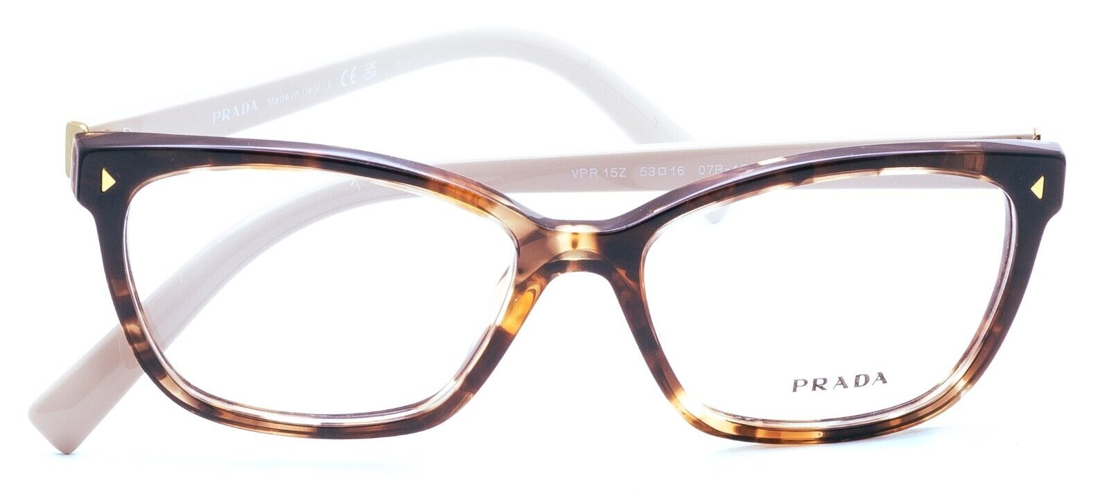 PRADA VPR 15Z 07R-1O1 53mm Eyewear FRAMES RX Optical Eyeglasses Glasses - Italy