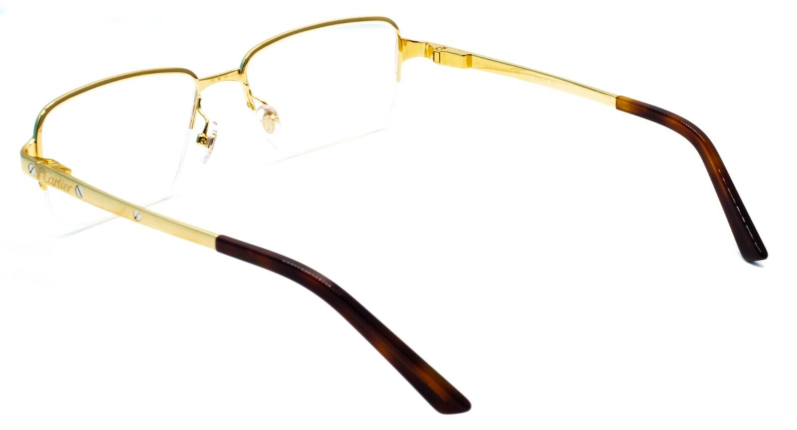 CARTIER CT0041O 001 55mm Gold Eyewear FRAMES RX Optical France Glasses - New