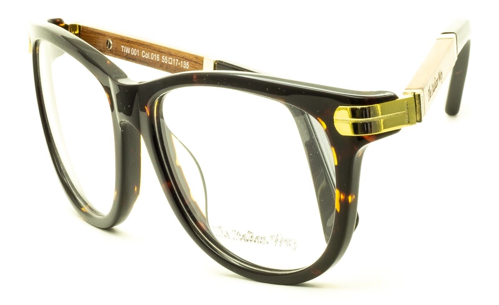 THE ITALIAN WAY TIW 001 016 55mm Eyewear FRAMES RX Optical Glasses New NOS Italy