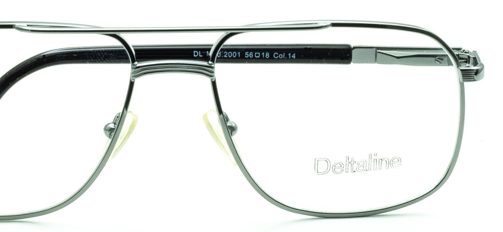 Deltaline Italy (Hilton) Vintage Mod 2001 014 56x18mm RX Optical Glasses New NOS