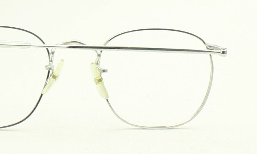 ALGHA (SAVILE ROW) 14KT GF Rhodium Quadra 52x18mm FRAMES RX Optical Glasses New