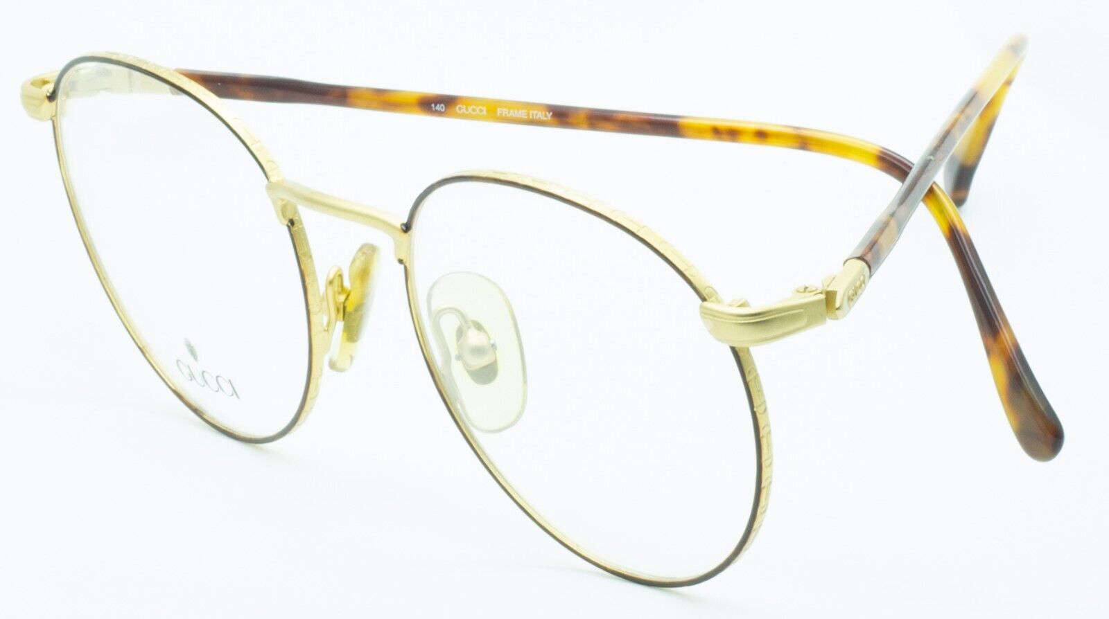 GUCCI GG 1242 GA6 50mm Vintage Eyewear FRAMES RX Optical Eyeglasses - New Italy