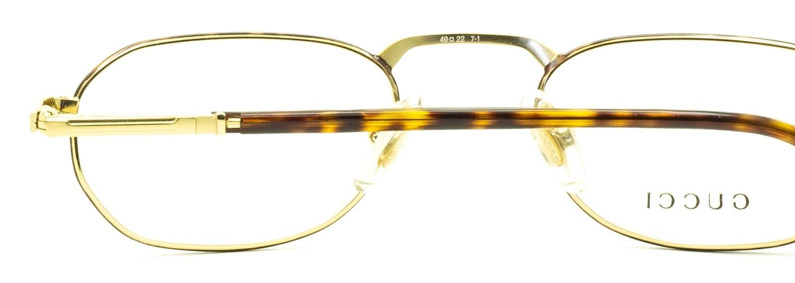 GUCCI GG 1362 KR5 49mm Vintage Eyewear FRAMES RX Optical Eyeglasses - New Italy