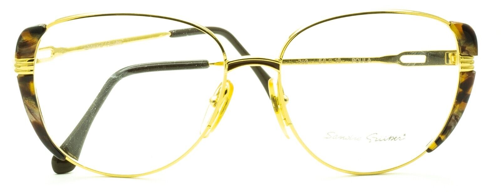SANDRA GRUBER Poula 703 56mm Vintage Eyewear RX Optical FRAMES Glasses New Italy