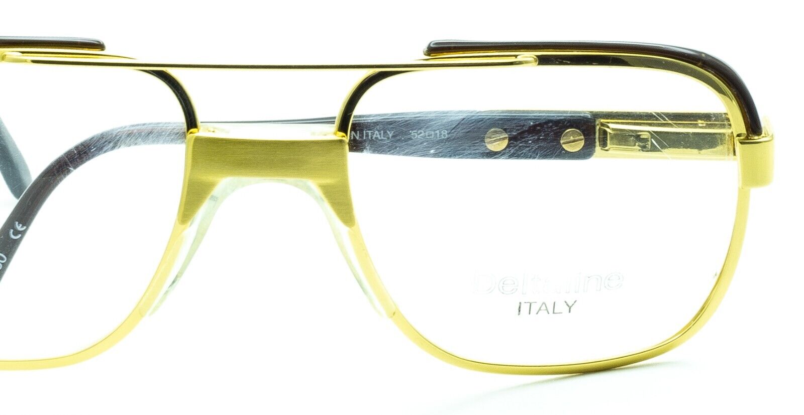 Deltaline Italy (Hilton) Vintage Mod. 546/P 036 52x18mm RX Optical Glasses - New