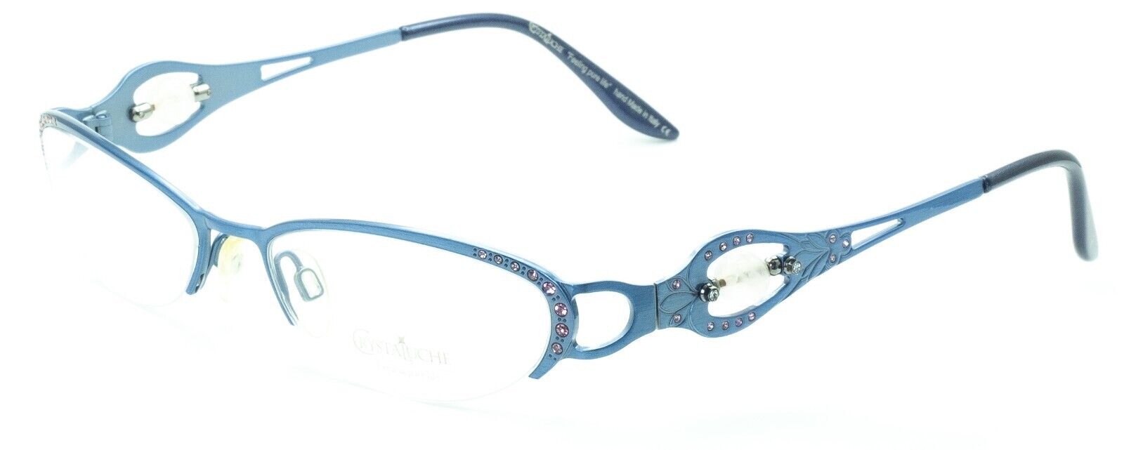 CRYSTALUCHE C-6010 C-02 52mm Vintage Eyewear FRAMES RX Optical - New Italy