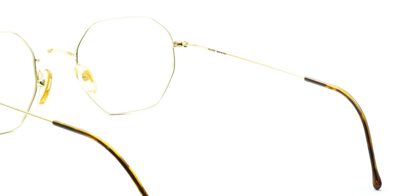 RED ROSE RRVM228 000 46mm Vintage RX Optical Eyewear FRAMES - New NOS Italy