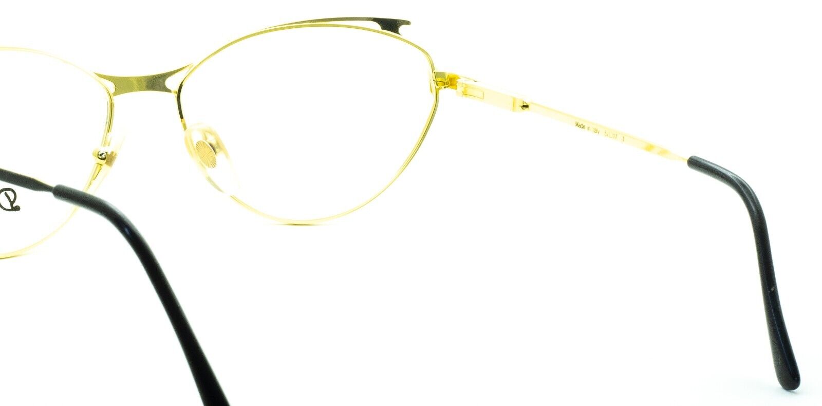 Dune 38 Italy Vintage Linea Dune by Ladins 57x17mm FRAMES RX Optical Glasses NOS