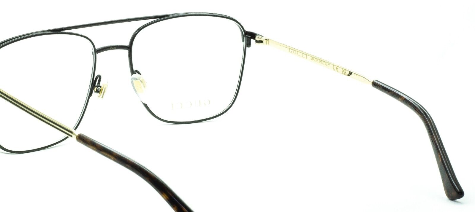 GUCCI GG 0833O 001 55mm Eyewear FRAMES Glasses RX Optical Eyeglasses New - Italy