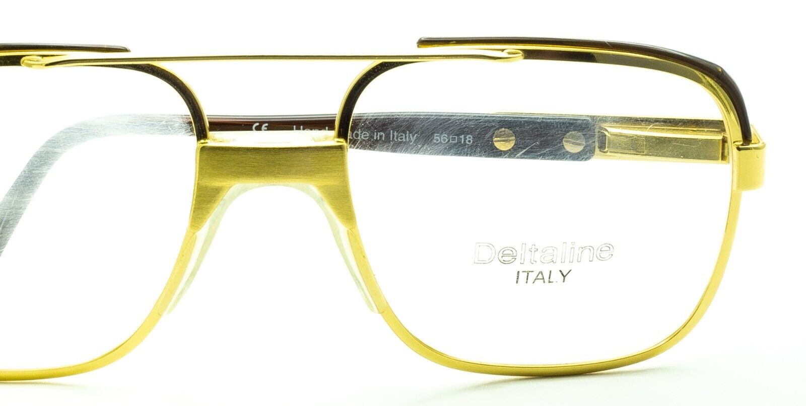 Deltaline Italy (Hilton) Vintage Mod. 546/P 036 56x18mm RX Optical Glasses - New