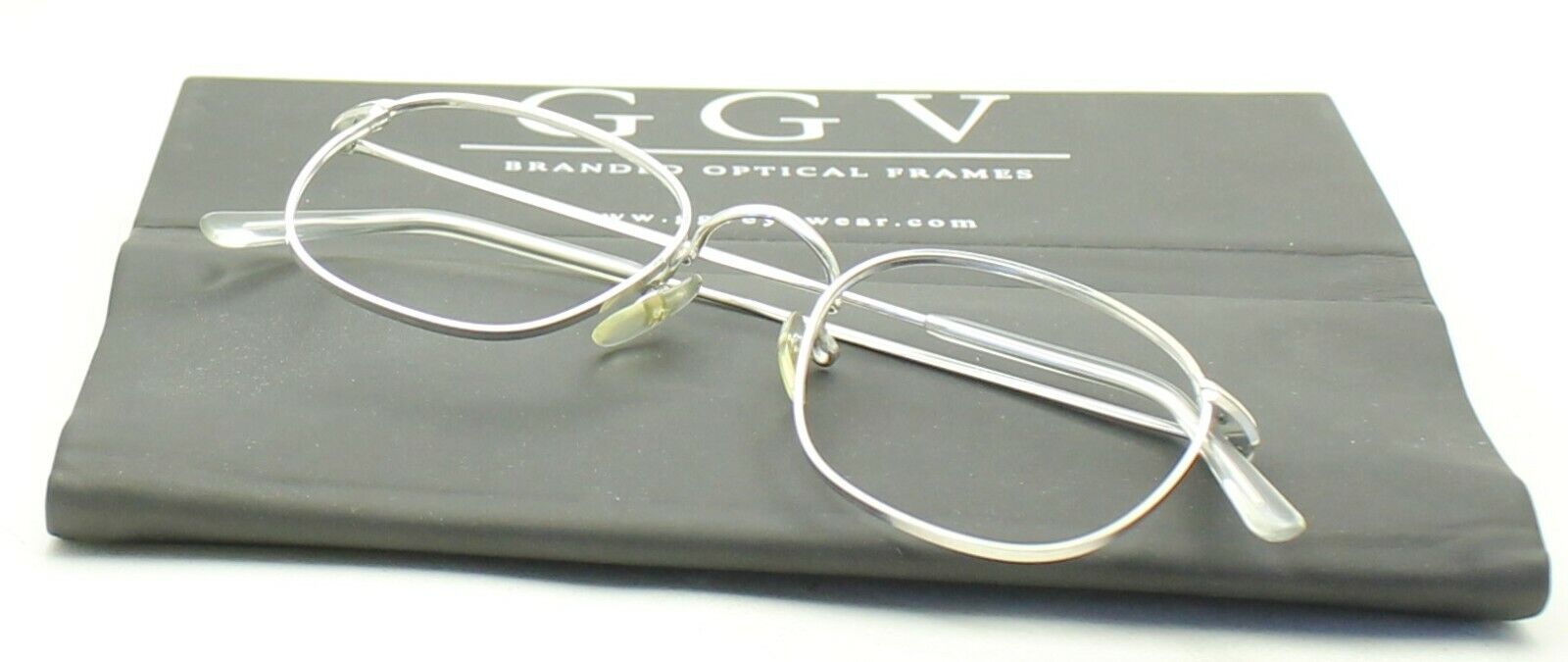 ALGHA (SAVILE ROW) 14KT GF Rhodium Quadra 48x18mm FRAMES RX Optical Glasses New