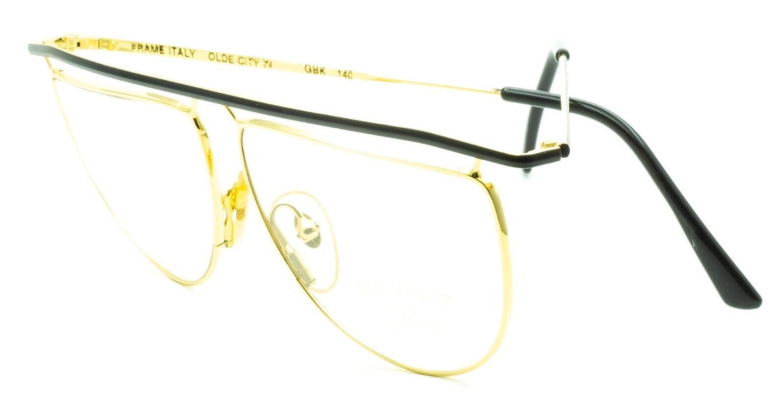 OLDE CITY by LEWIS 74 GBK 52mm Vintage Eyewear RX Optical FRAMES - New NOS Italy