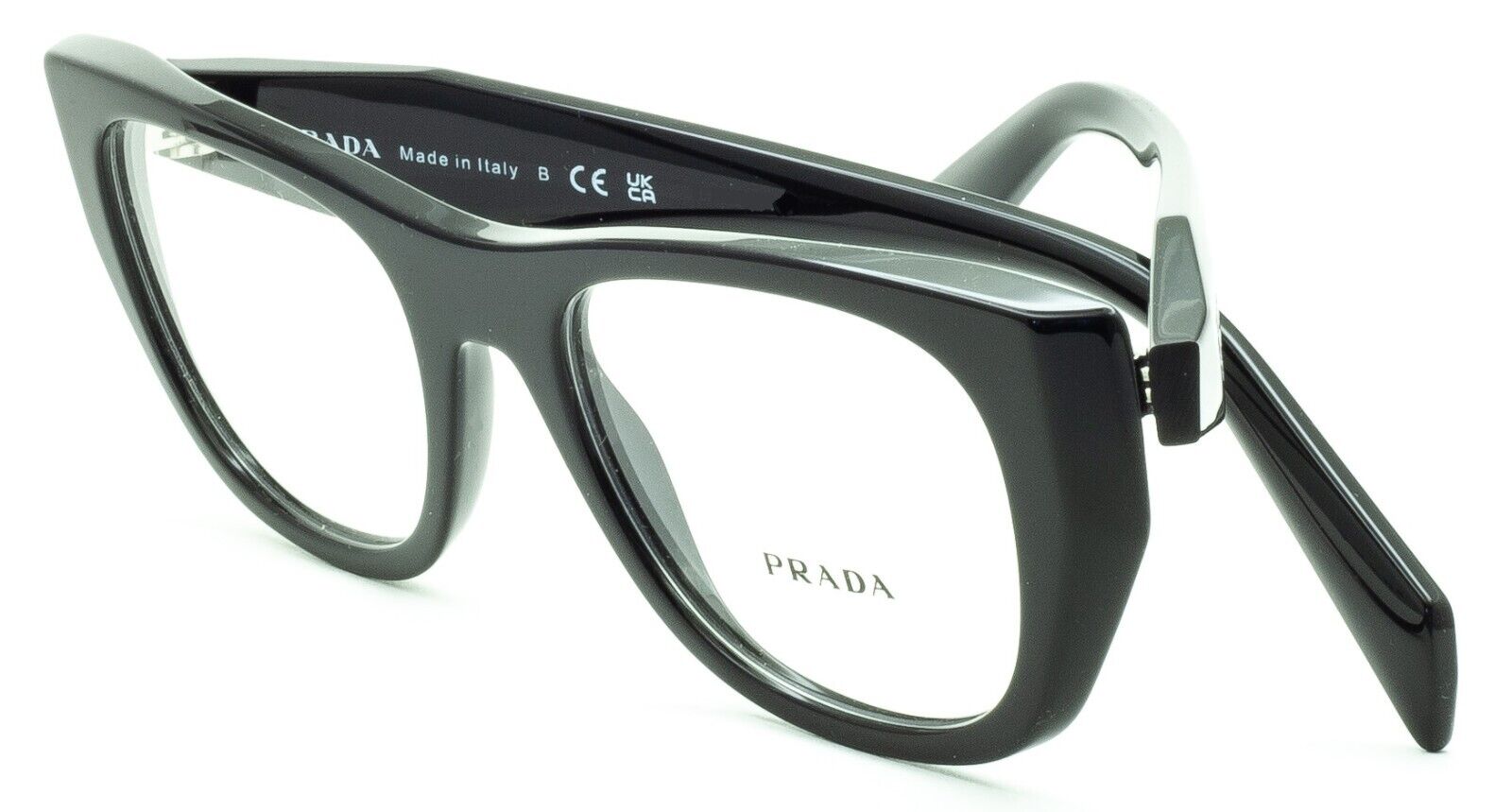 PRADA VPR A18 16K-1O1 50mm Eyewear FRAMES RX Optical Eyeglasses Glasses NewItaly