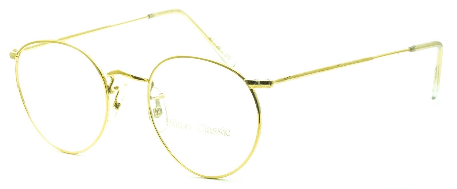 Hilton Classic 1 (SAVILE ROW) Panto Gold 47x20mm FRAMES RX Optical Glasses - New