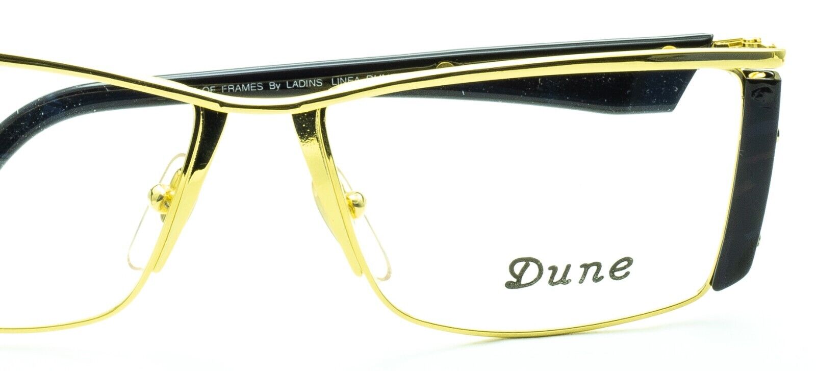 Dune 24 Italy Vintage Linea Dune by Ladins 56x15mm FRAMES RX Optical Glasses NOS