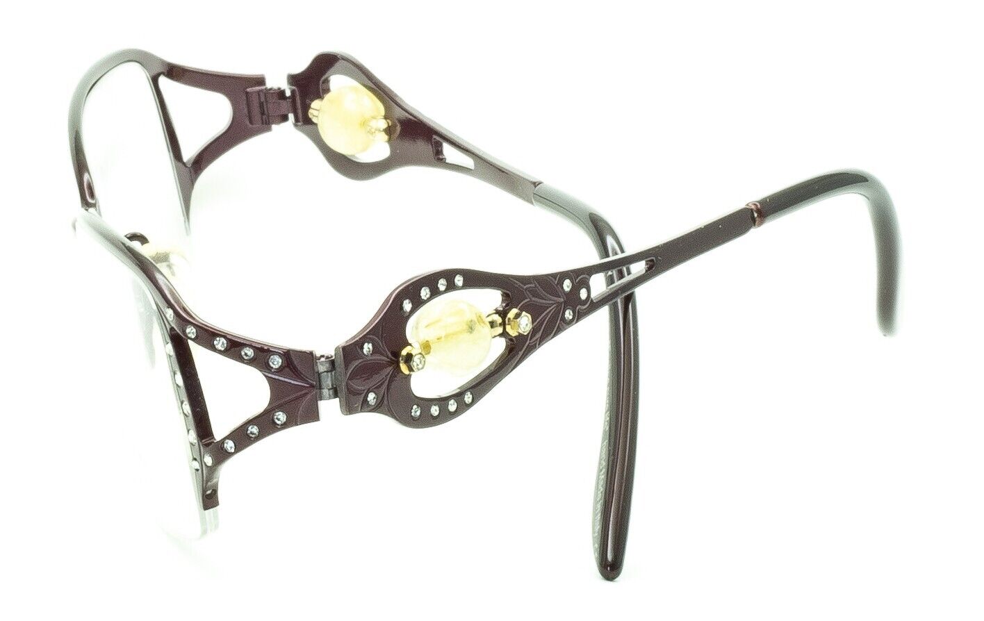 CRYSTALUCHE C-6007N C-03 52mm Vintage Eyewear FRAMES RX Optical - New Italy