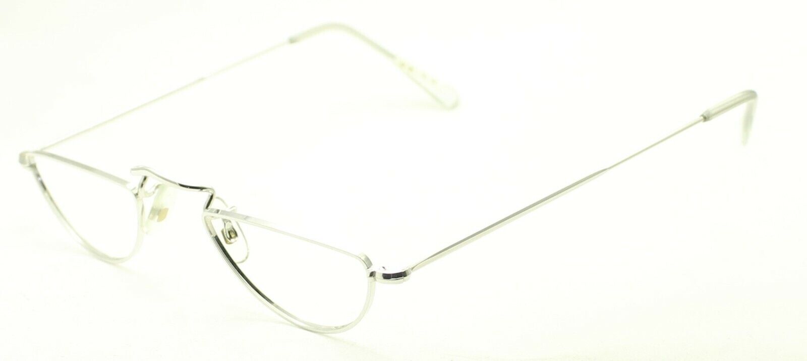 ALGHA (SAVILE ROW) 12KT GF Rhodium Half Eye 46x24mm FRAMES RX Optical Glasses