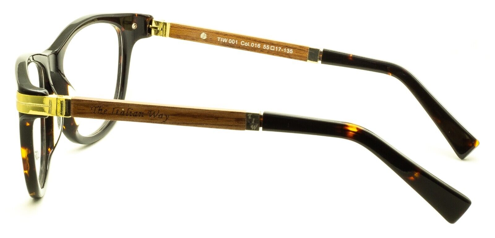 THE ITALIAN WAY TIW 001 016 55mm Eyewear FRAMES RX Optical Glasses New NOS Italy