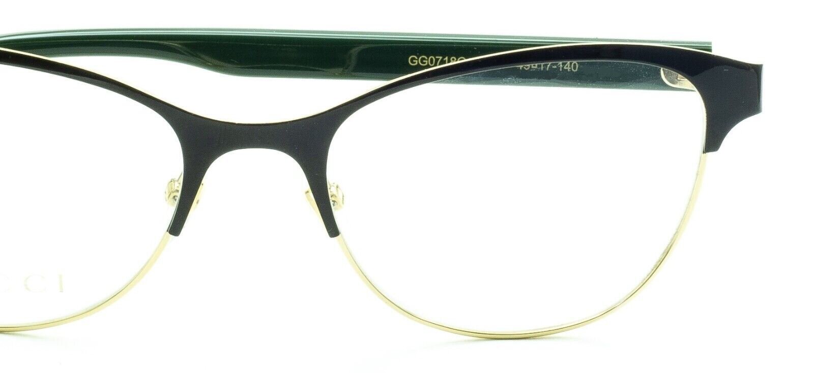 GUCCI GG0718O 001 49mm Eyewear FRAMES Glasses RX Optical Eyeglasses New - Italy