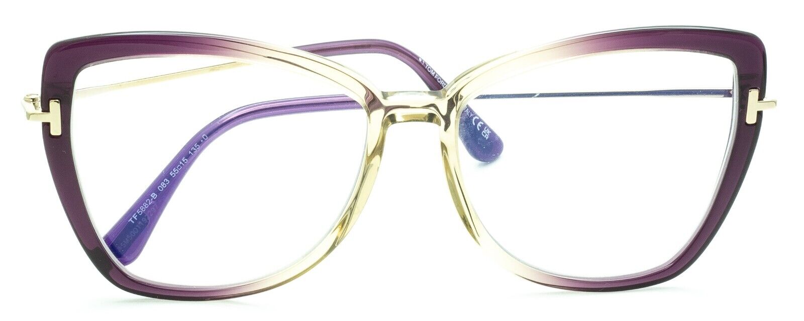 TOM FORD TF 5882-B 083 Eyewear FRAMES RX Optical Eyeglasses Glasses Italy - New