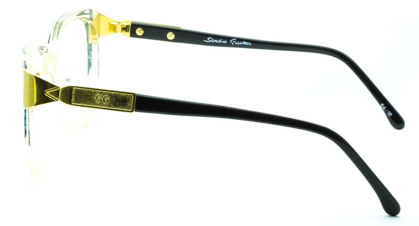 SANDRA GRUBER Xiste 908 54mm Vintage Eyewear RX Optical FRAMES Glasses New Italy