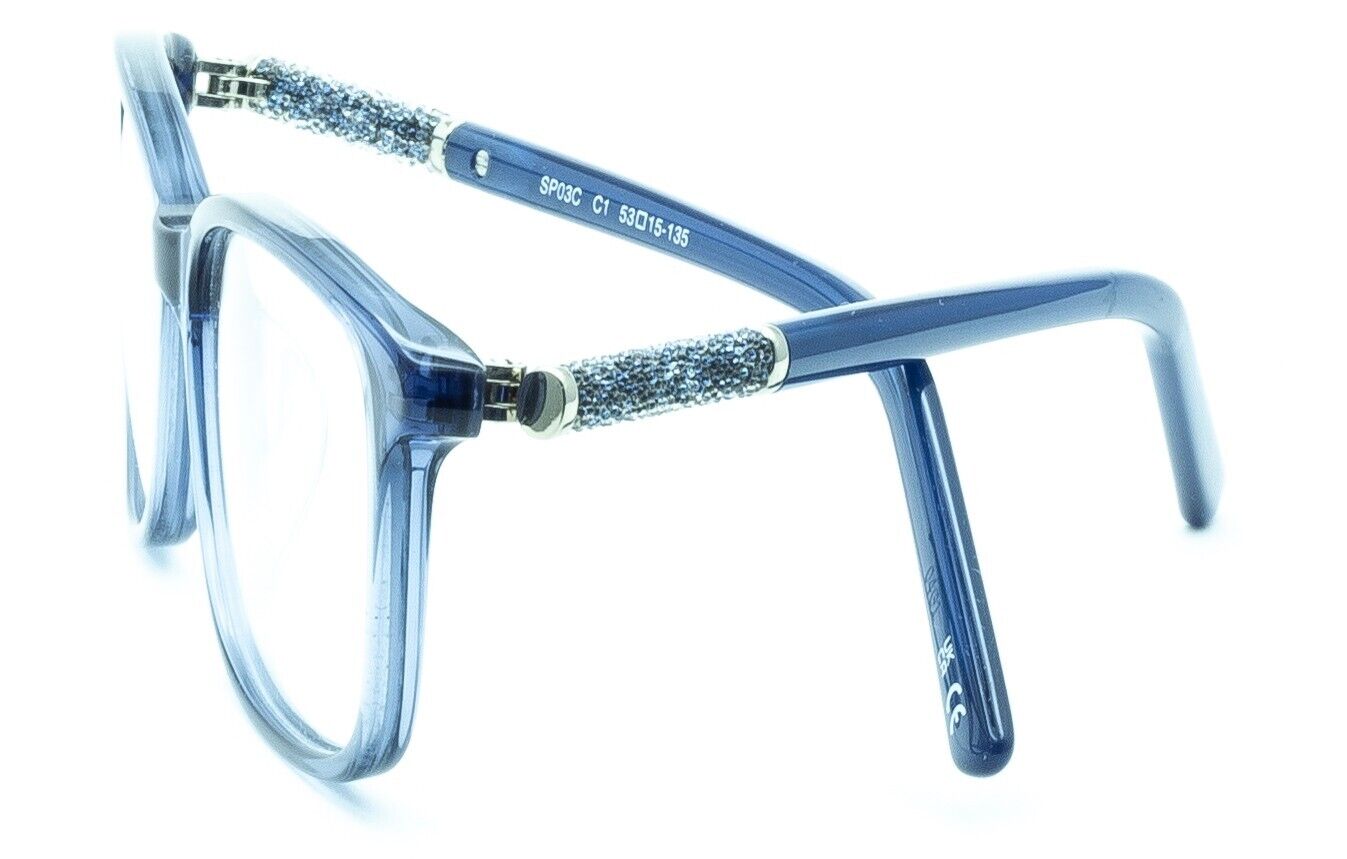 EYESPACE Palazzo SP03C C1 Blue 53mm Glasses RX Optical Frames Eyeglasses - New