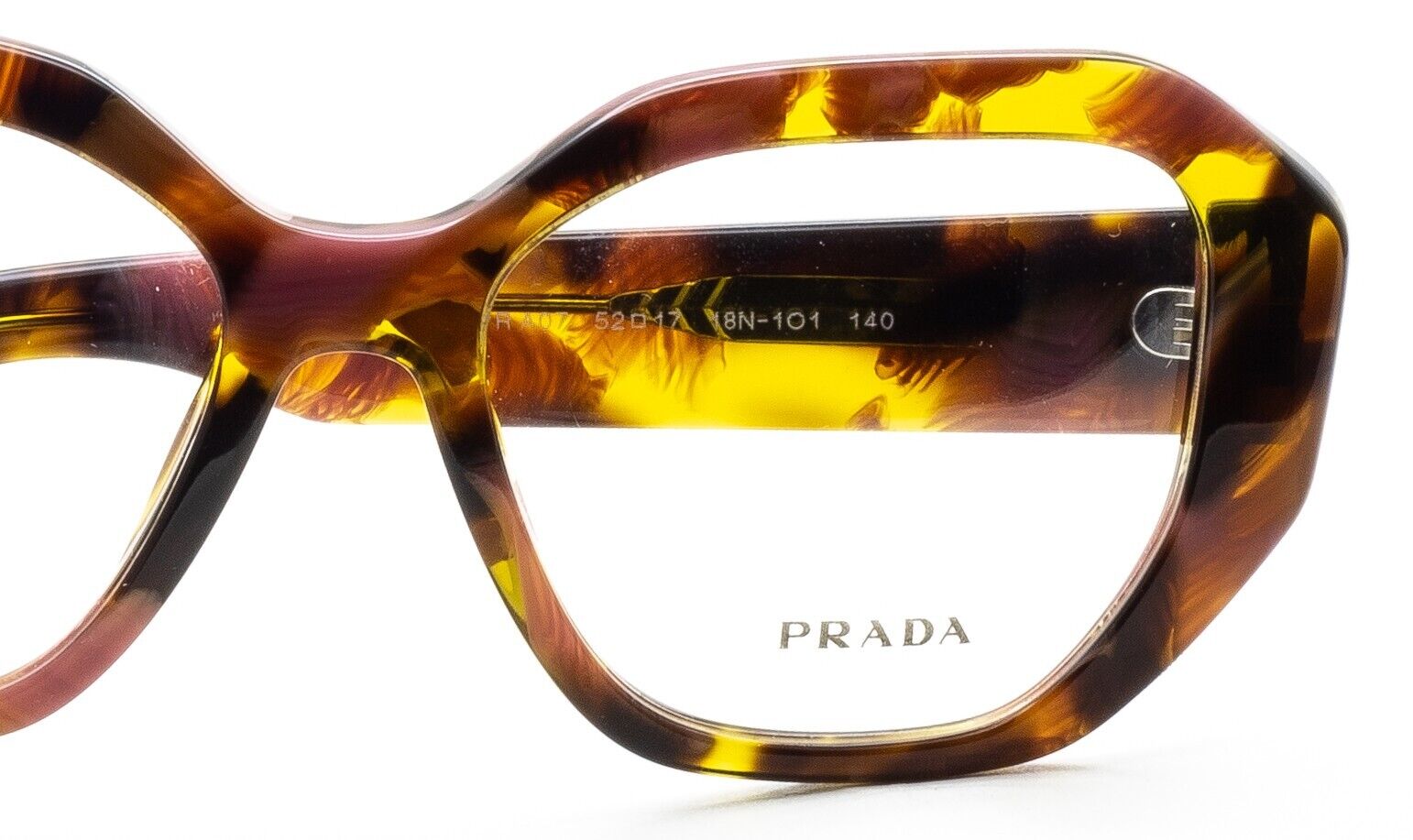 PRADA VPR A07 18N-1O1 52mm Eyewear FRAMES RX Optical Eyeglasses Glasses - Italy