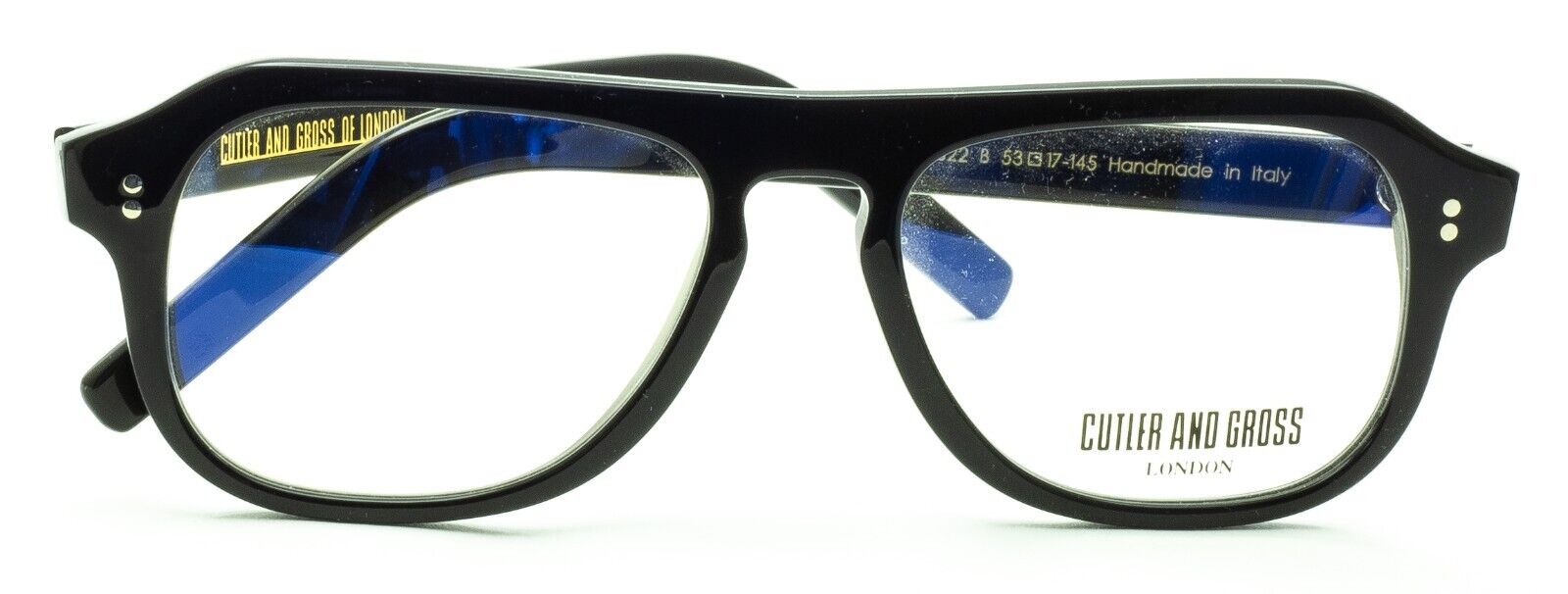 CUTLER & GROSS London CGOP 0822 B 53mm Eyewear FRAMES RX Optical Glasses - Italy