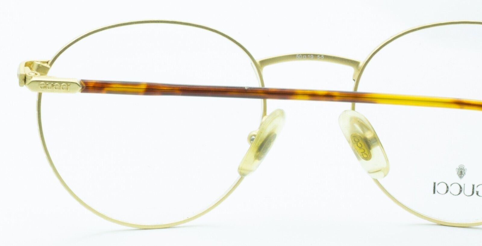 GUCCI GG 1242 GA6 50mm Vintage Eyewear FRAMES RX Optical Eyeglasses - New Italy