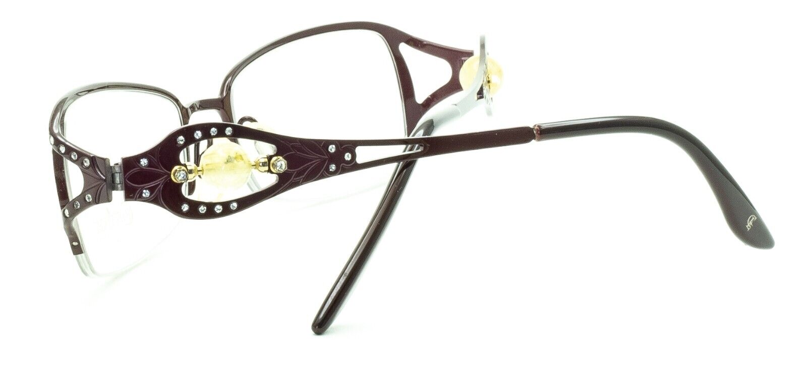 CRYSTALUCHE C-6007N C-03 52mm Vintage Eyewear FRAMES RX Optical - New Italy