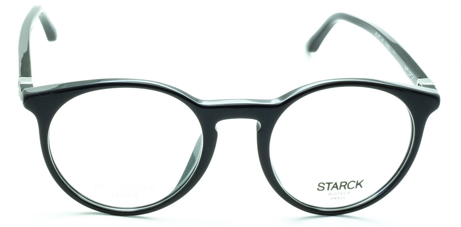 STARCK BIOTECH SH3079 0001 49mm FRAMES Glasses RX Optical Eyeglasses New - Italy