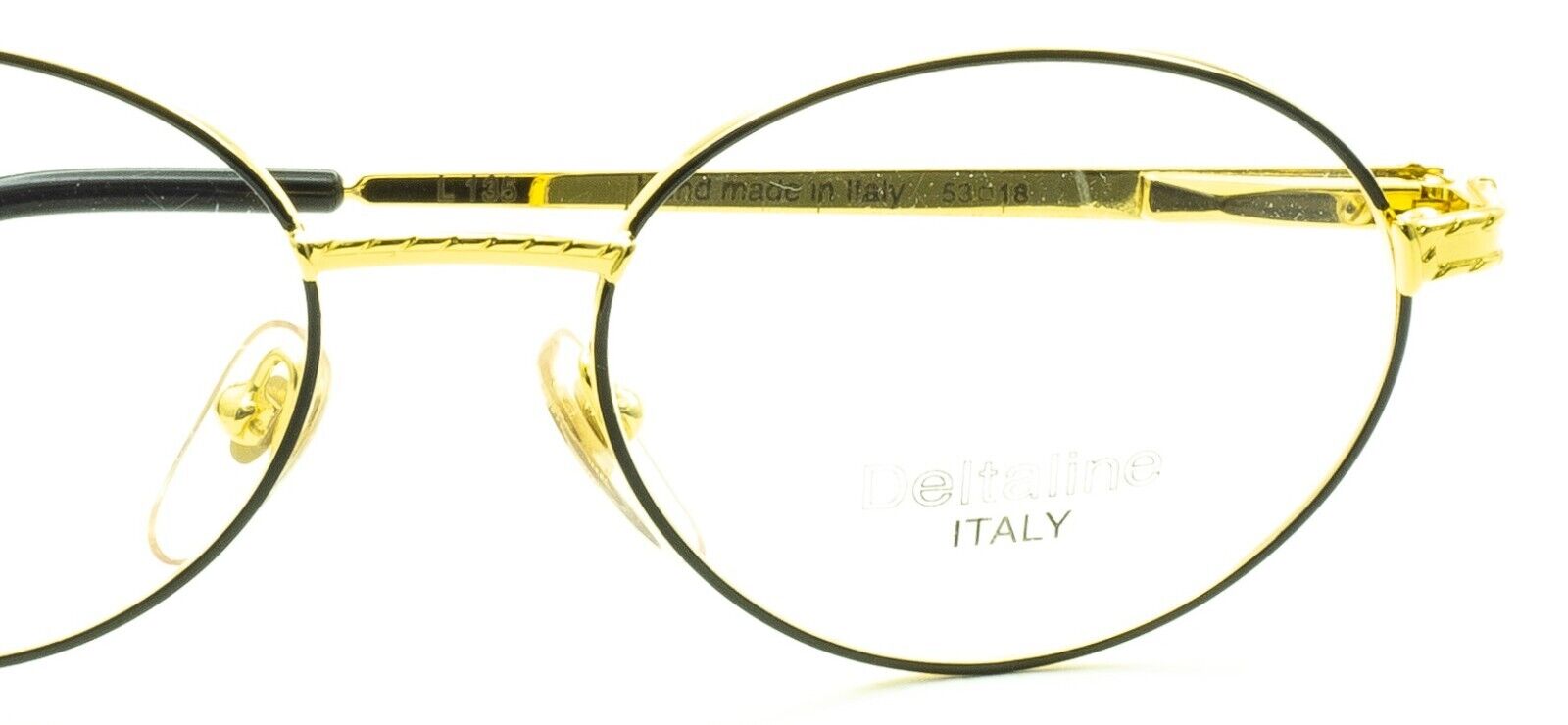 Deltaline Italy (Hilton) Vintage Mod. 590 029 53x18mm RX Optical Glasses New NOS