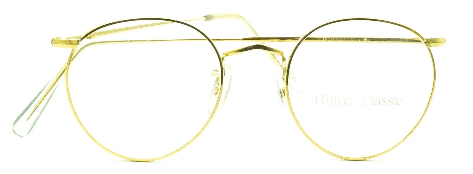 Hilton Classic 1 (SAVILE ROW) Panto Gold 47x20mm FRAMES RX Optical Glasses - New