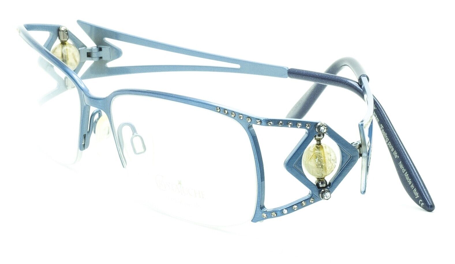 CRYSTALUCHE C-6002N C-03 53mm Vintage Eyewear FRAMES RX Optical - New Italy