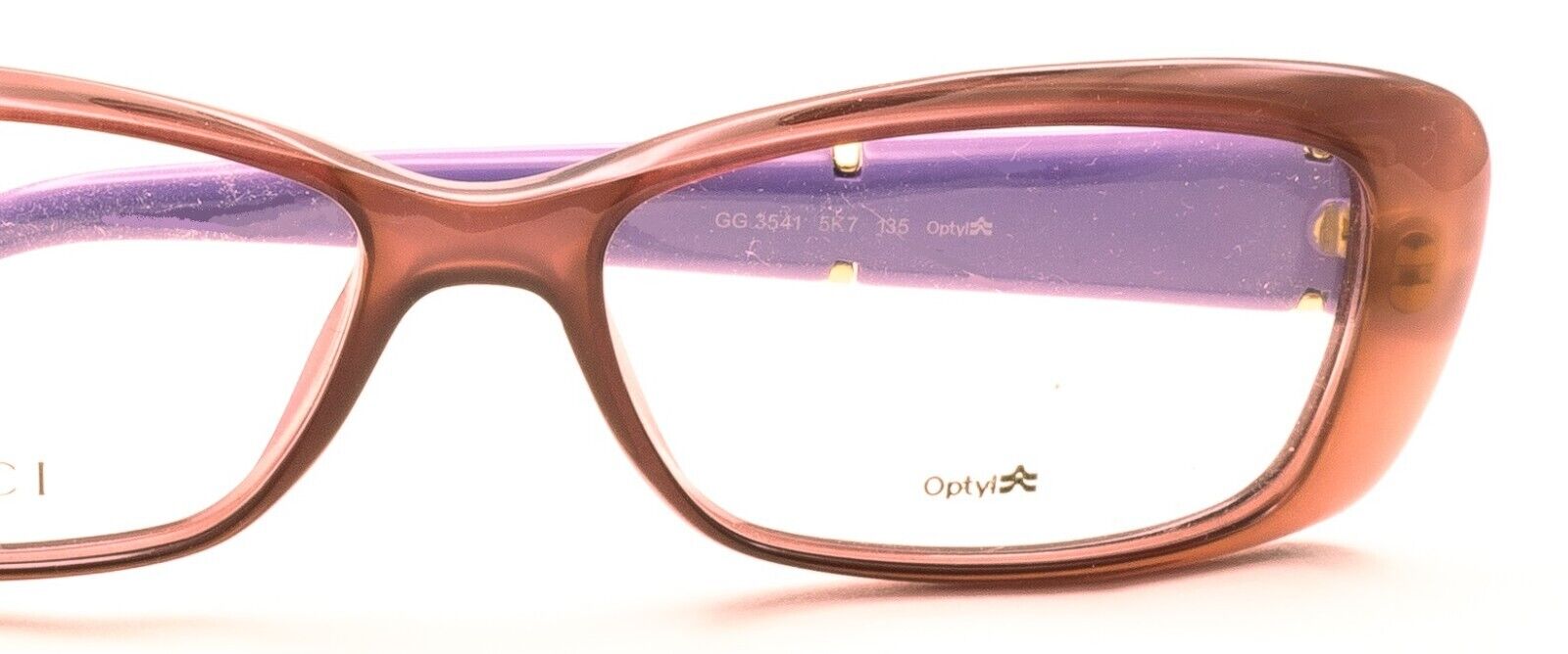 GUCCI GG3541 5K7 53mm Eyewear FRAMES Glasses RX Optical Eyeglasses - New Italy