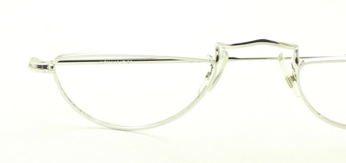 ALGHA (SAVILE ROW) 12KT GF Rhodium Half Eye 46x24mm FRAMES RX Optical Glasses