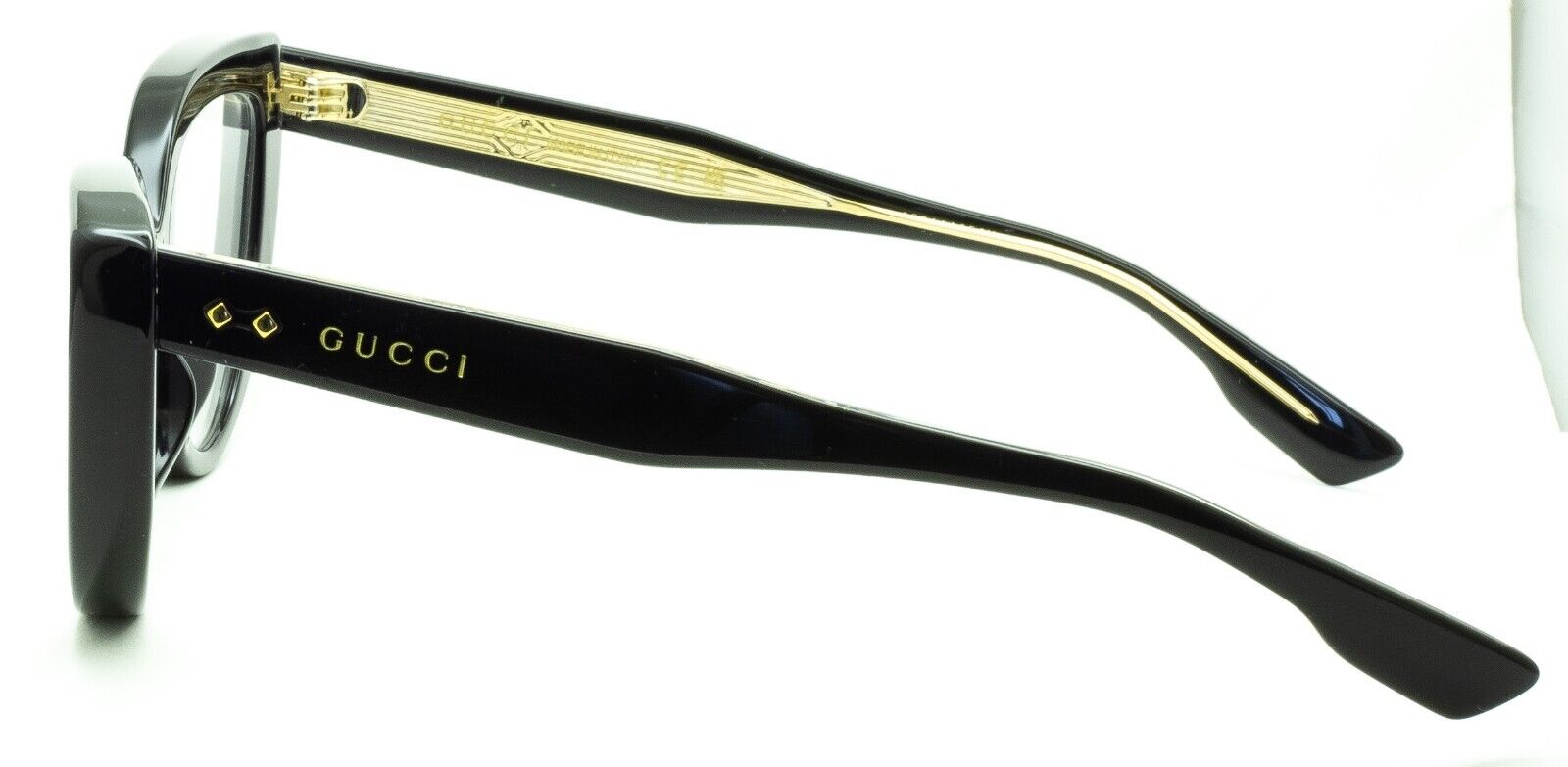 GUCCI GG 1530O 001 52mm Eyewear FRAMES Glasses RX Optical Eyeglasses New - Italy