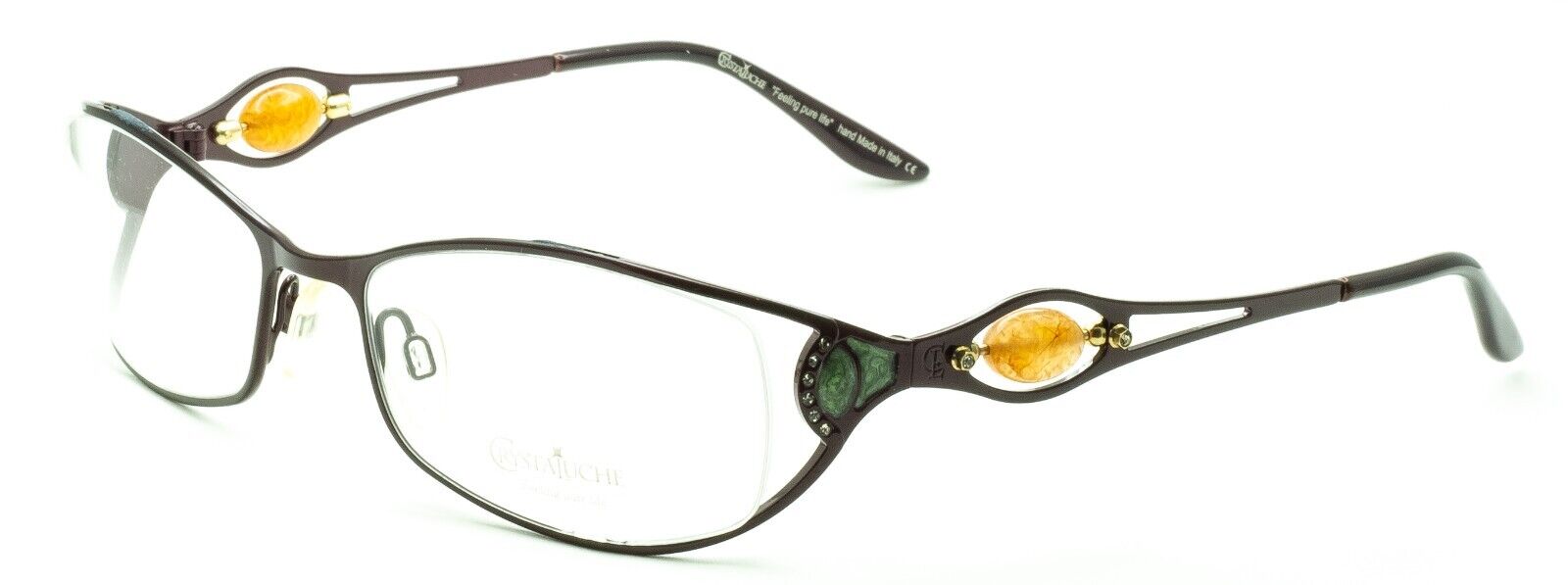 CRYSTALUCHE C-6001 C-04 54mm Vintage Eyewear FRAMES RX Optical - New Italy