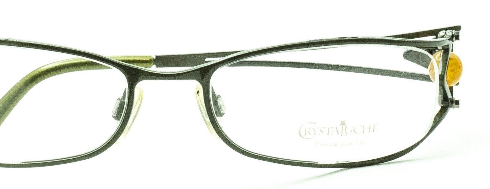 CRYSTALUCHE C-6004 C-04 51mm Vintage Eyewear FRAMES RX Optical - New Italy