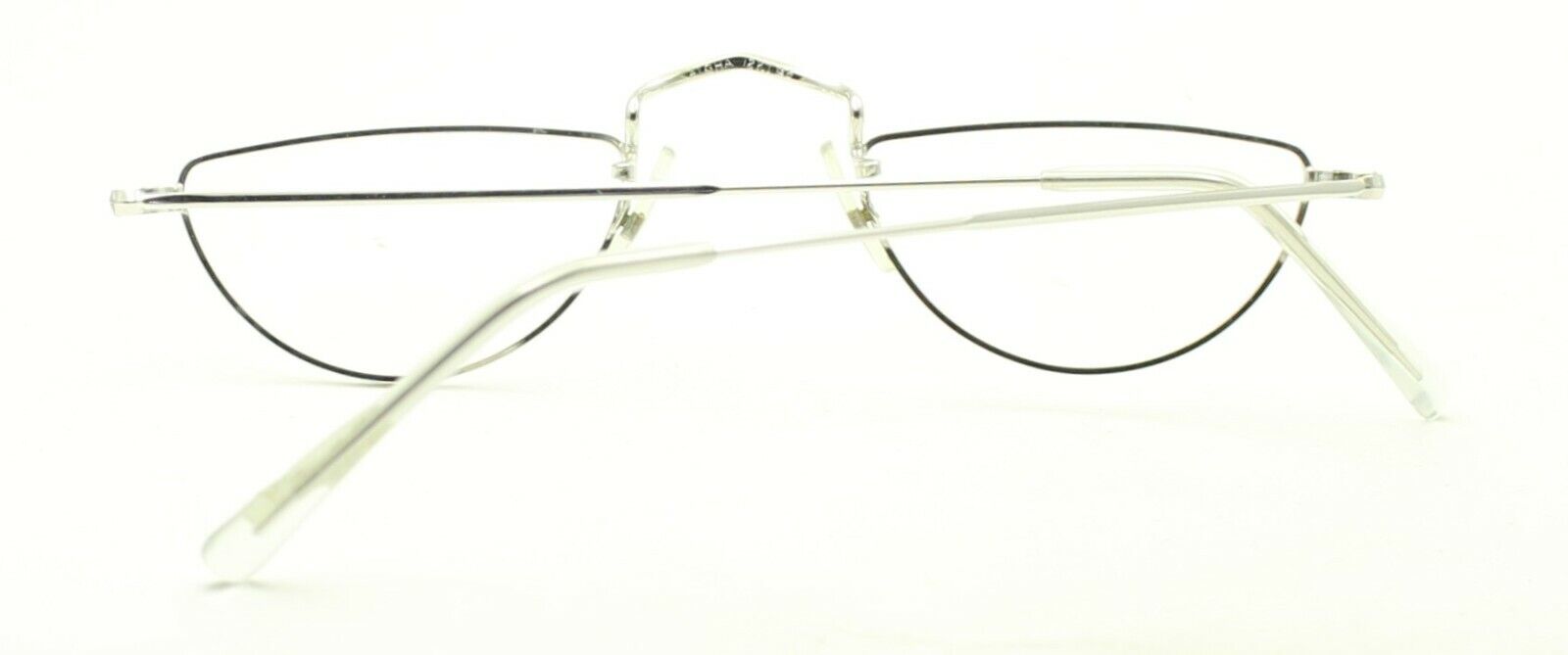 ALGHA (SAVILE ROW) 12KT GF Rhodium Half Eye 46x24mm FRAMES RX Optical Glasses