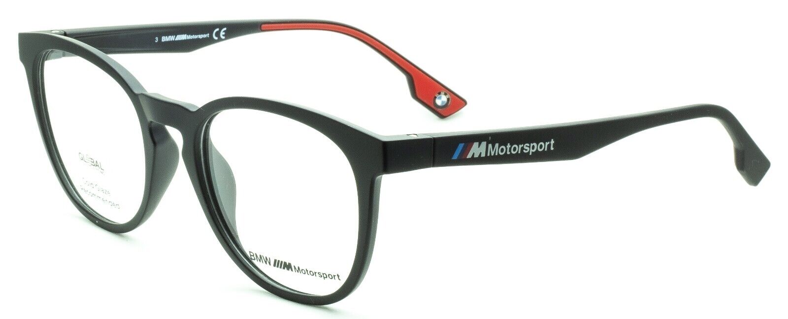 BMW MOTORSPORT BS5004-H/V 002 53mm RX Optical Frames Glasses Eyewear - New Italy