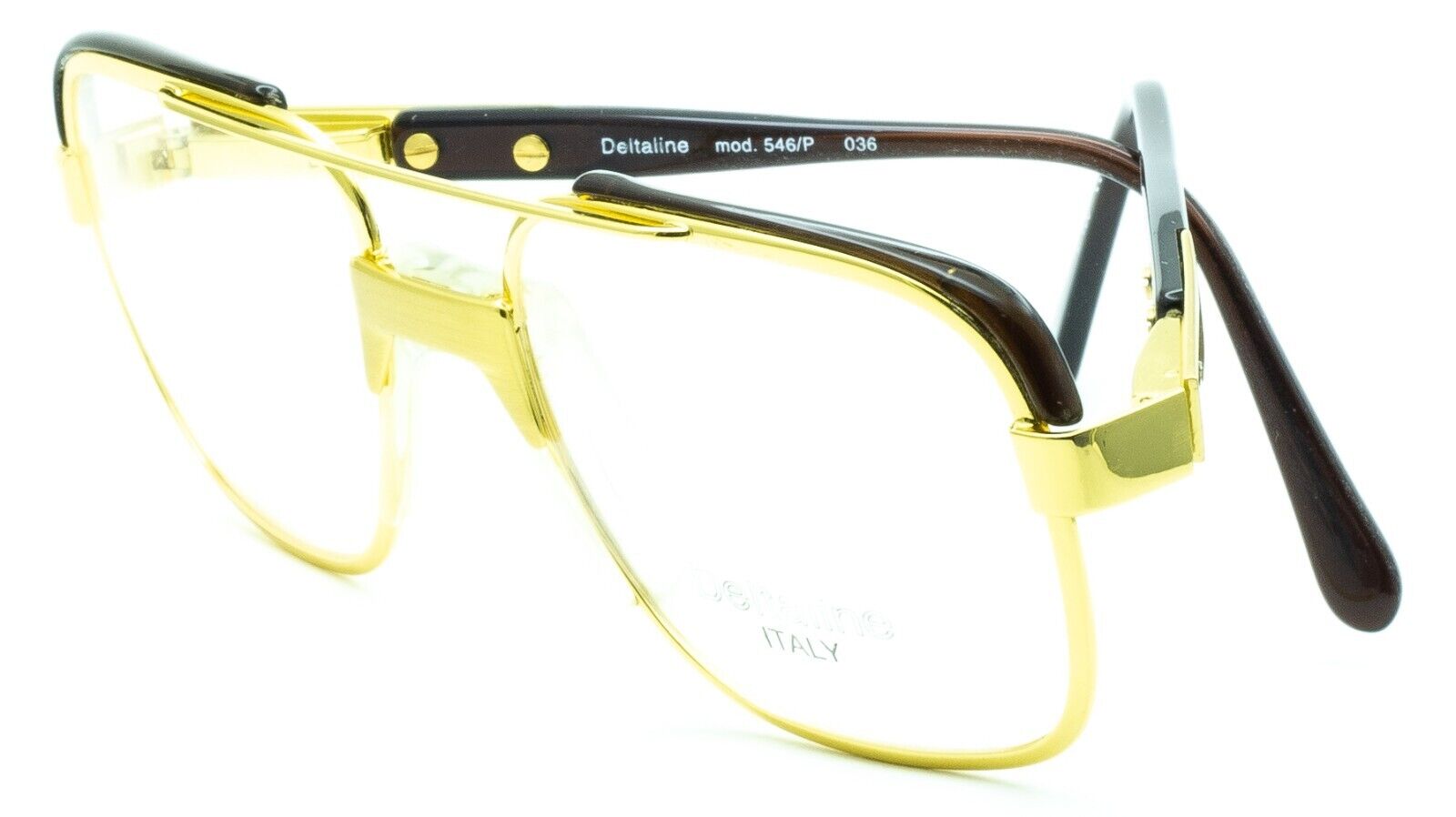 Deltaline Italy (Hilton) Vintage Mod. 546/P 036 52x18mm RX Optical Glasses - New