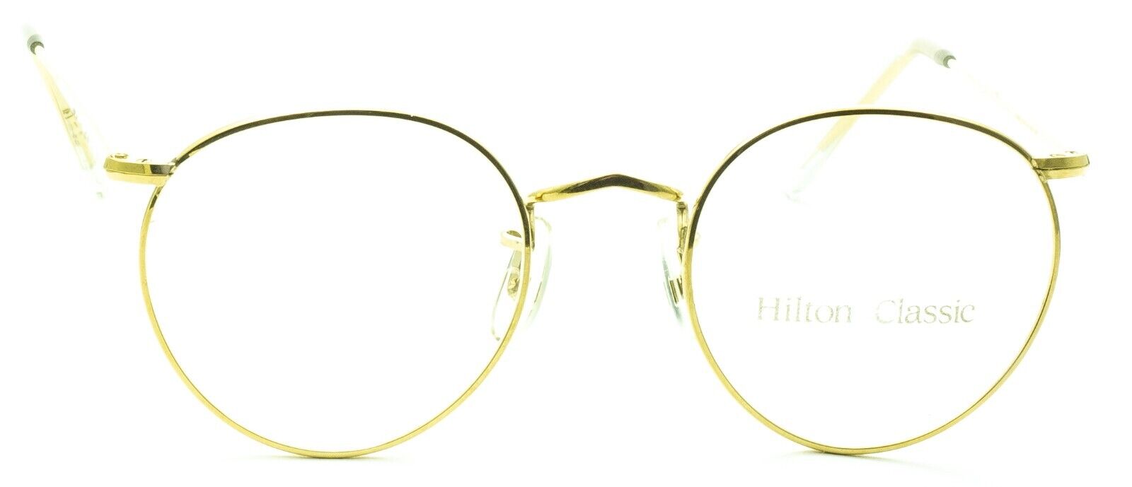 Hilton Classic 1 (SAVILE ROW) Panto Gold 47x20mm FRAMES RX Optical Glasses - New